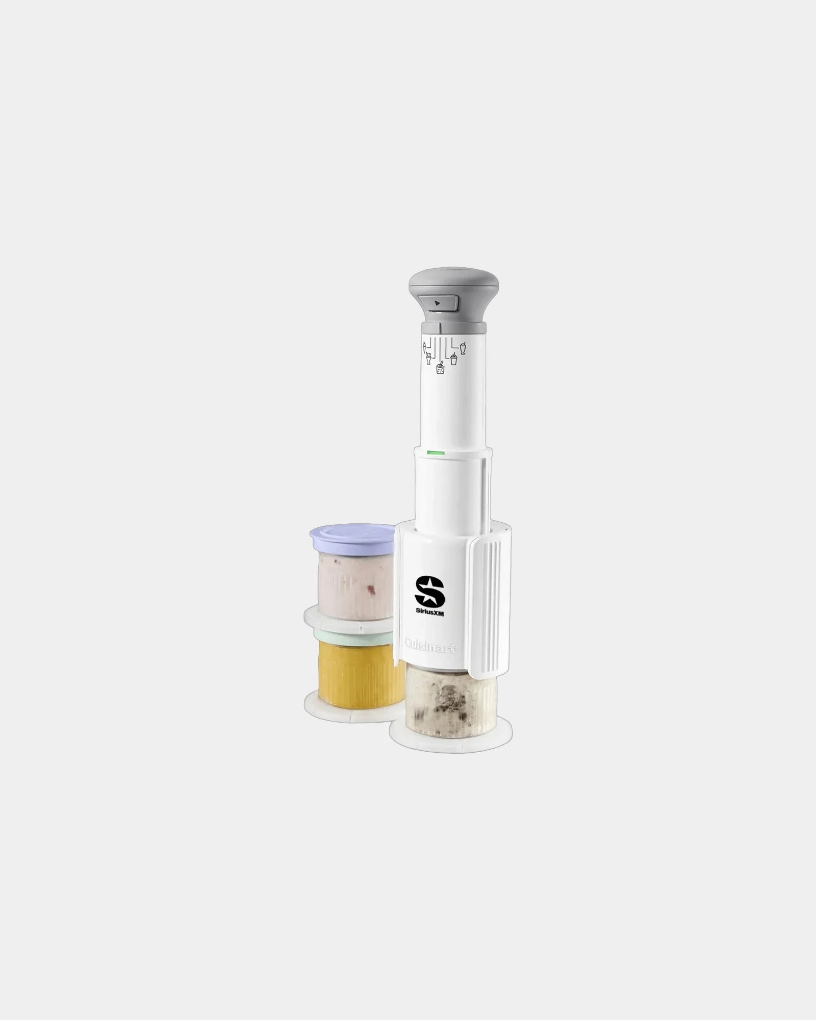 Custom fast-freeze ice cream maker for teams - White